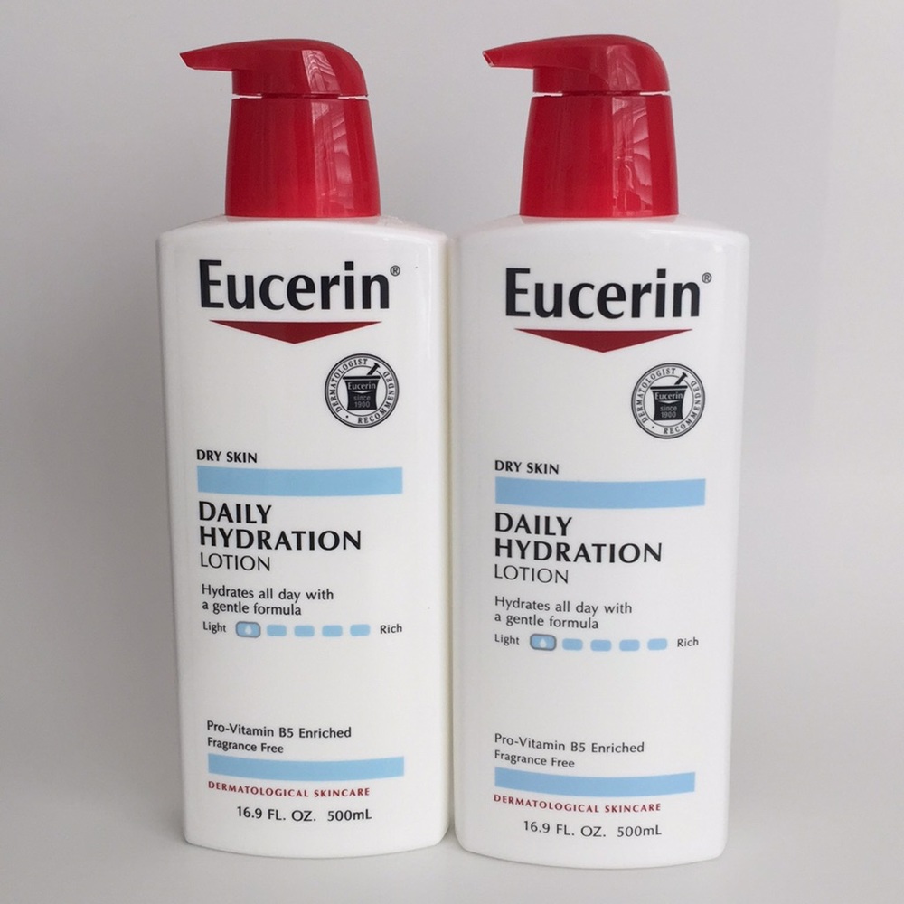 Set of 2 Eucerin Daily Hydration Lotion 16.9 fl oz